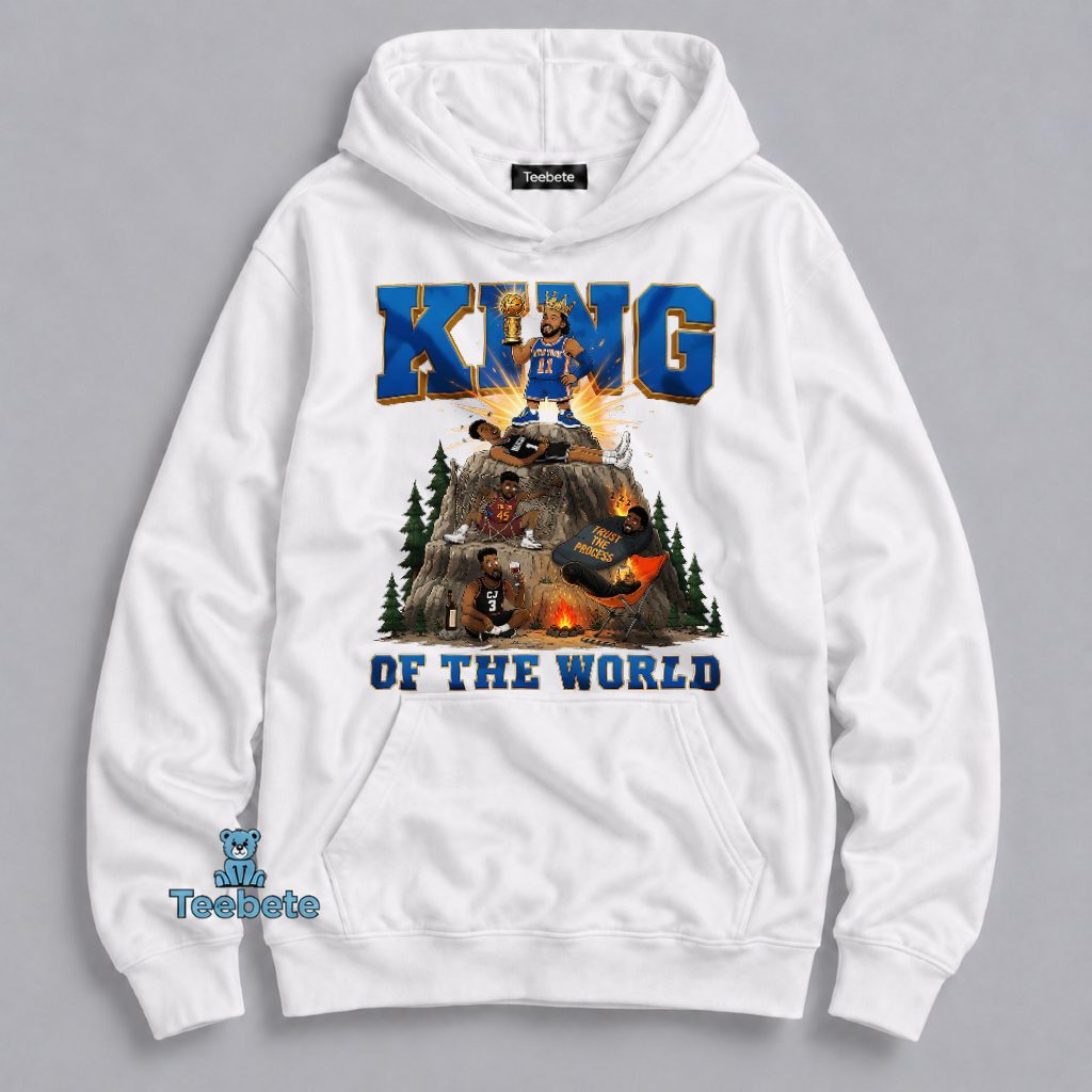 King Of The World Brunson New York Knicks 2026 NBA Champions Hoodie King Of The World Brunson New York Knicks 2026 NBA Champions Hoodie
