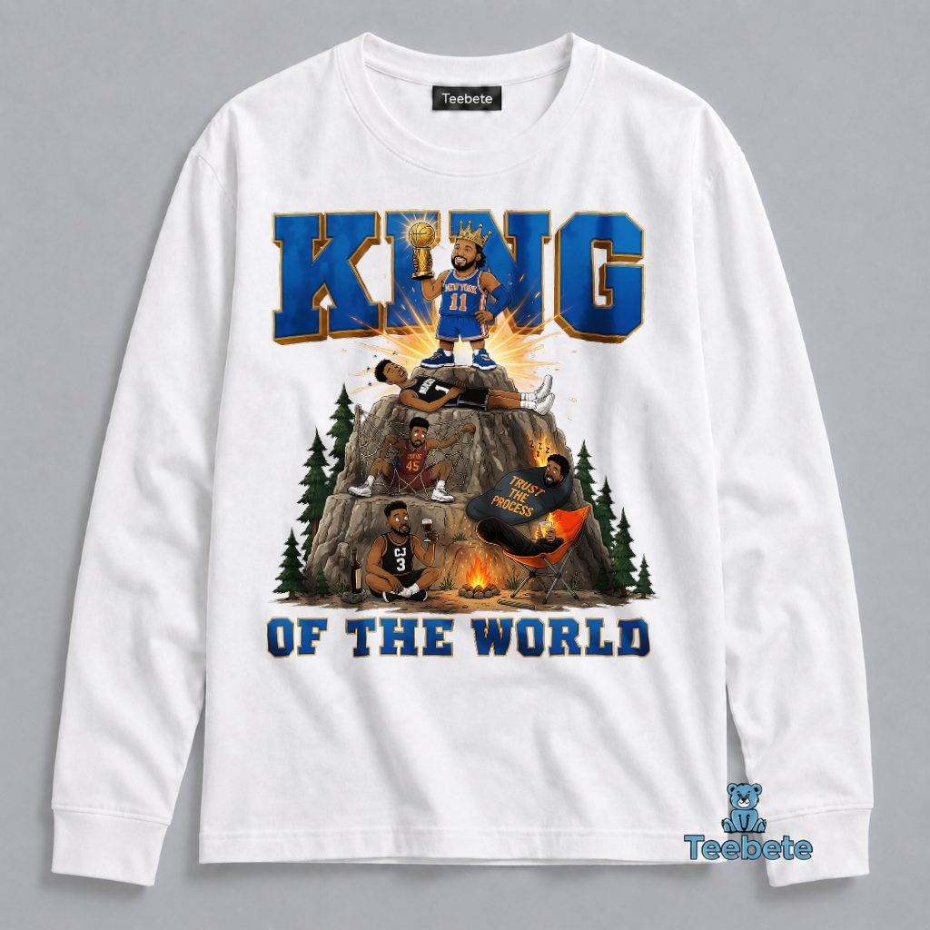 King Of The World Brunson New York Knicks 2026 NBA Champions Long Sleeve King Of The World Brunson New York Knicks 2026 NBA Champions Long Sleeve
