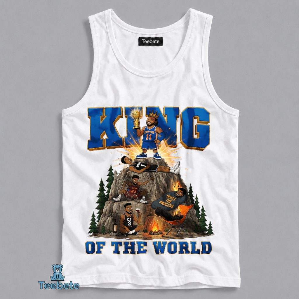 King Of The World Brunson New York Knicks 2026 NBA Champions Tanktop King Of The World Brunson New York Knicks 2026 NBA Champions Tanktop
