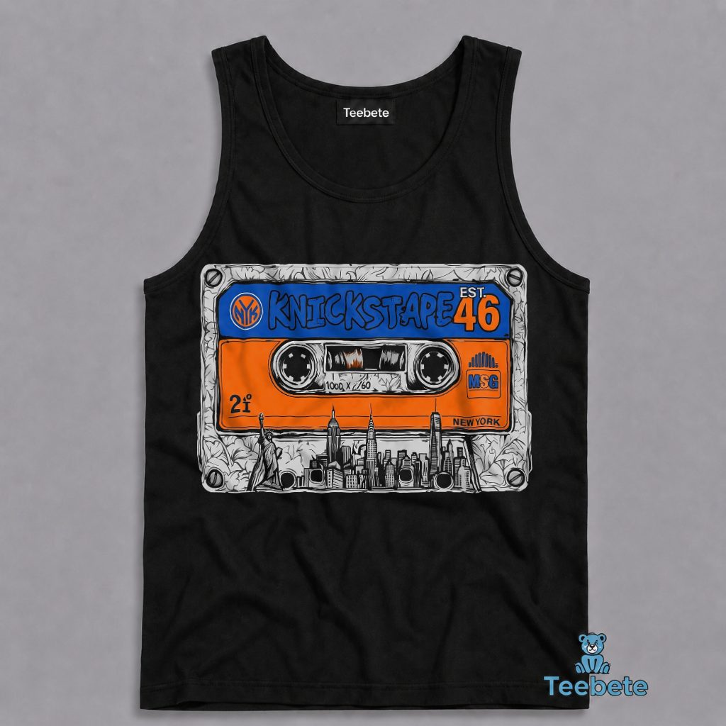Knicks Tape Est 46 Retro Cassette NYC Tanktop Knicks Tape Est 46 Retro Cassette NYC Tanktop