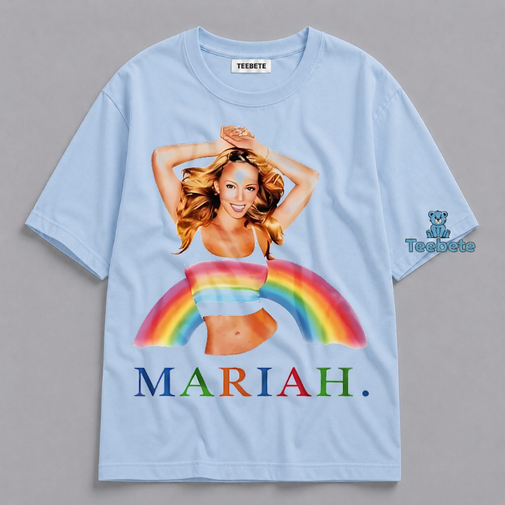 Mariah Carey Rainbow Pop Music Icon Vintage Shirt