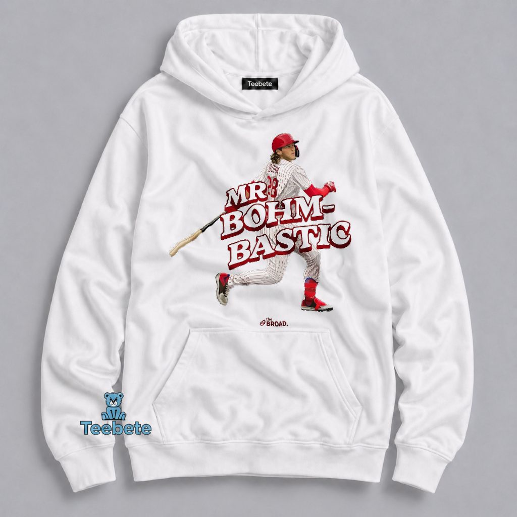 Mr Bohmbastic Alec Bohm Phillies Player Hoodie Mr Bohmbastic Alec Bohm Phillies Player Hoodie