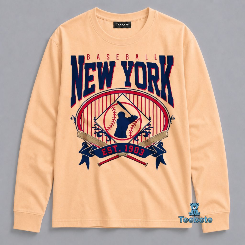 New York Baseball Est 1903 Retro Long Sleeve New York Baseball Est 1903 Retro Long Sleeve