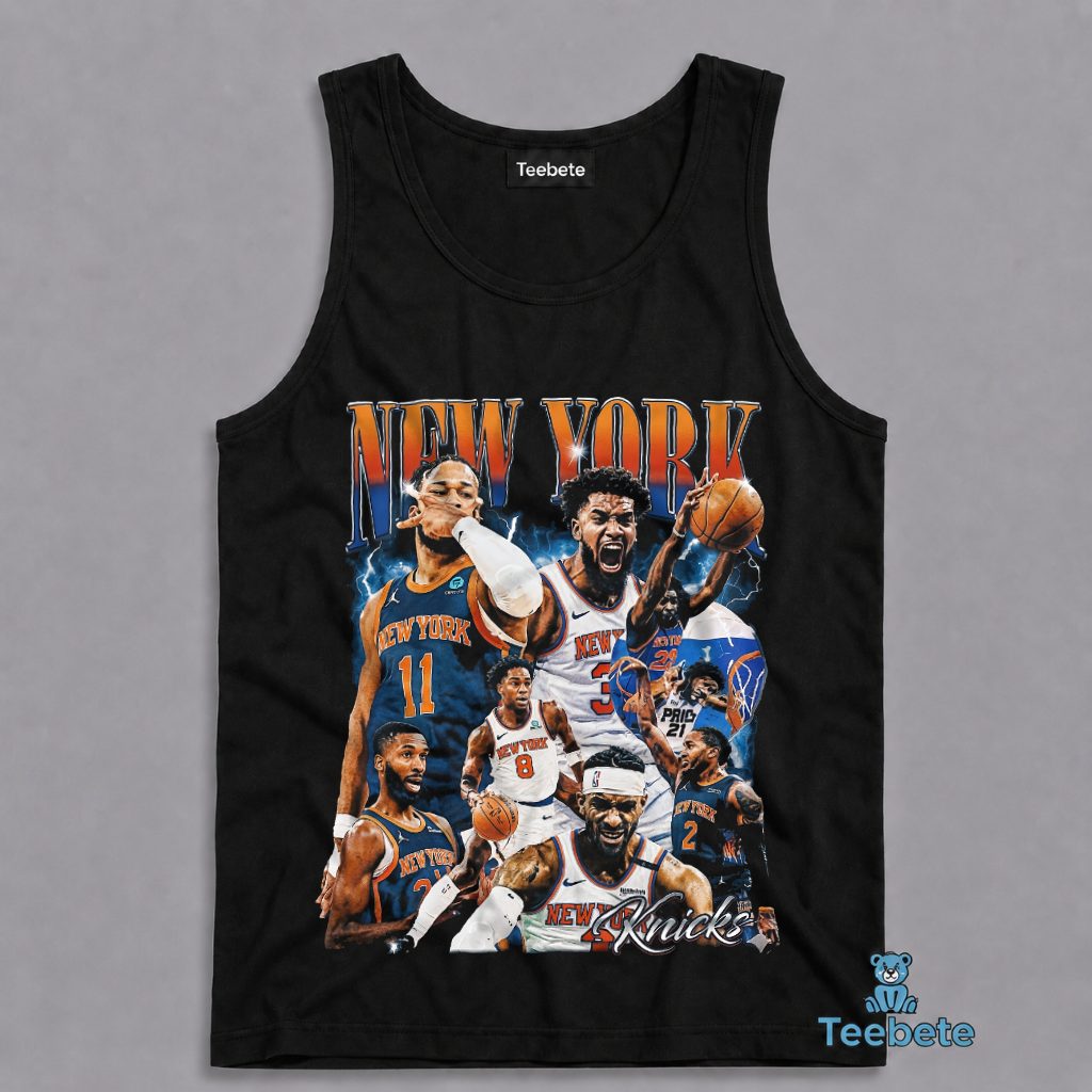New York Knicks Basketball Bootleg Rap Vintage Tanktop New York Knicks Basketball Bootleg Rap Vintage Tanktop