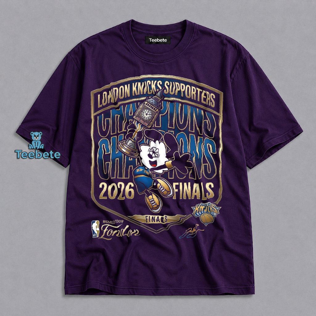 New York Knicks London Fans 2026 NBA Finals Champions Shirt