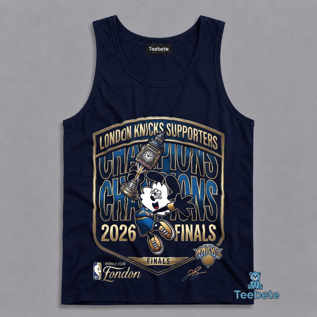 New York Knicks London Fans 2026 NBA Finals Champions Tanktop New York Knicks London Fans 2026 NBA Finals Champions Tanktop