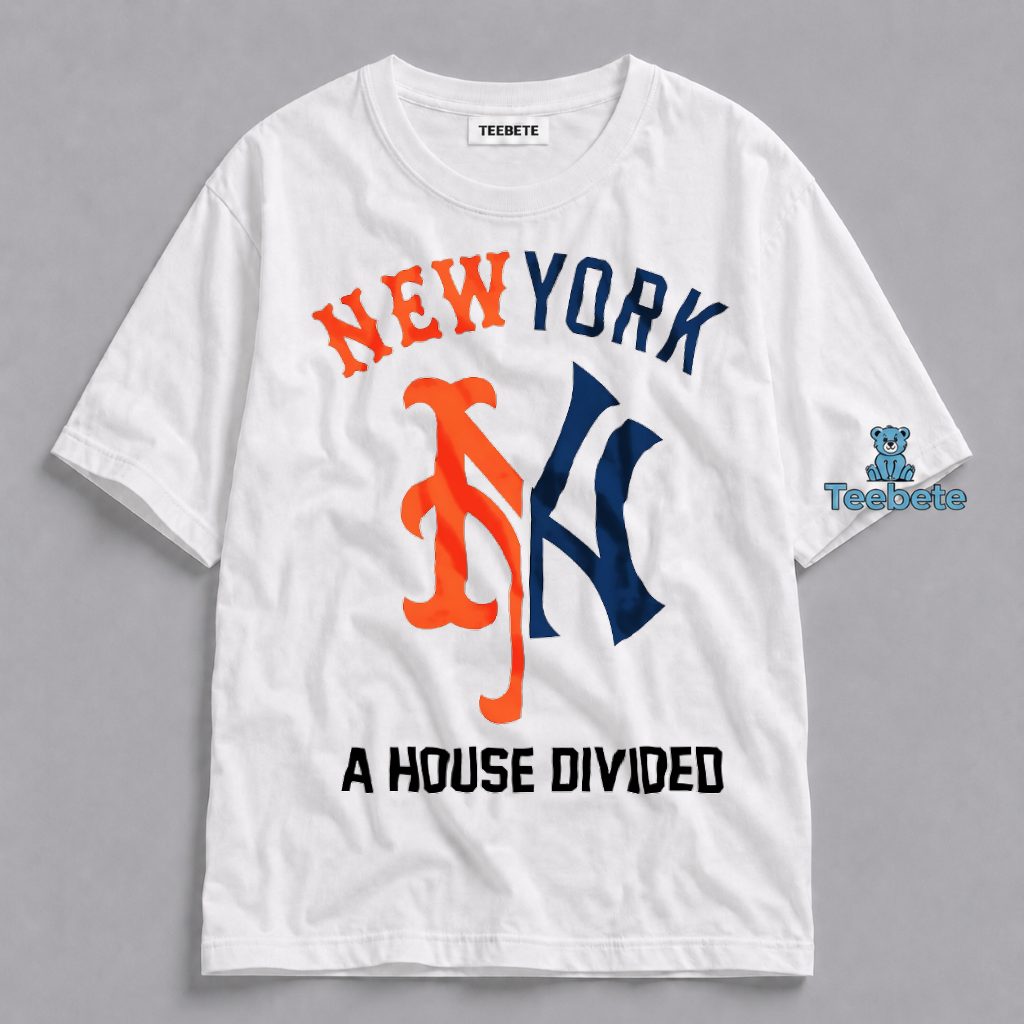 New York Mets Yankees House Divided Rivalry Shirt