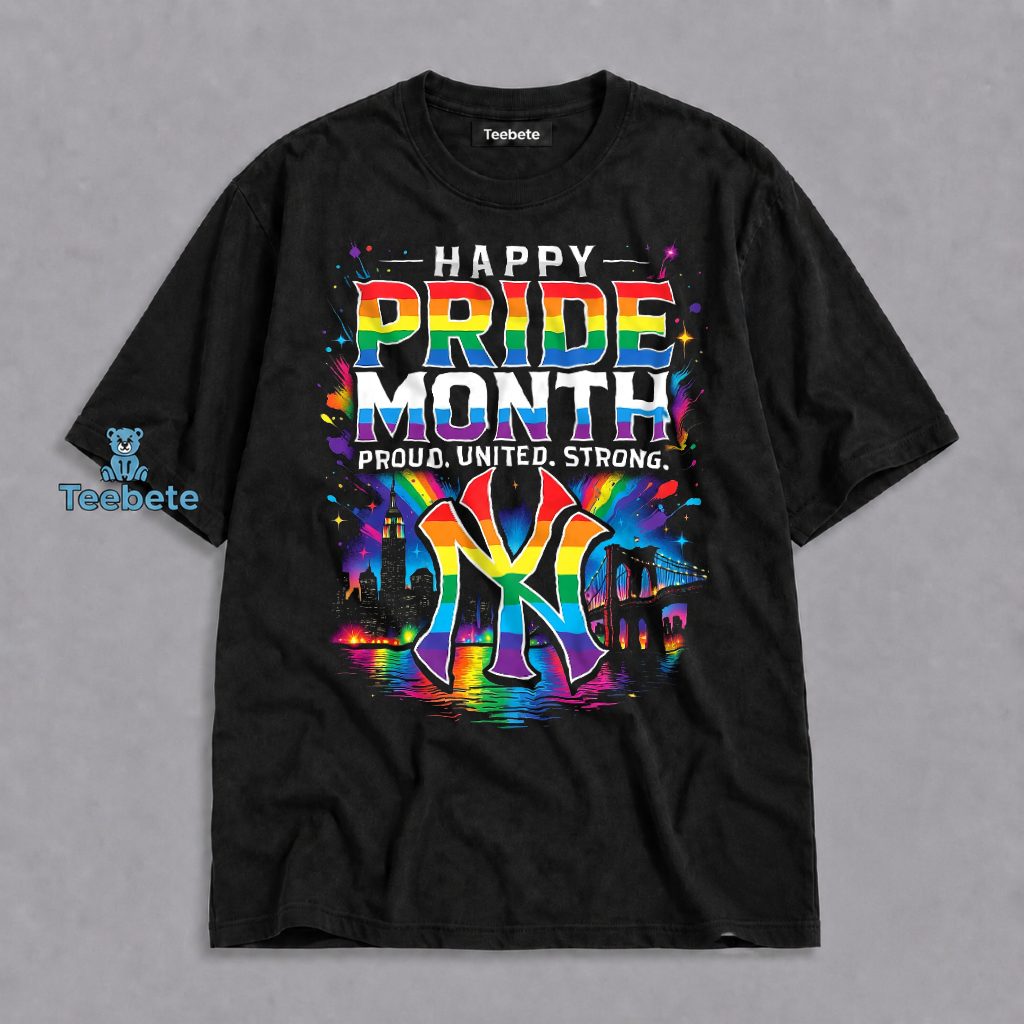 New York Yankees Happy Pride Month Rainbow LGBT Shirt