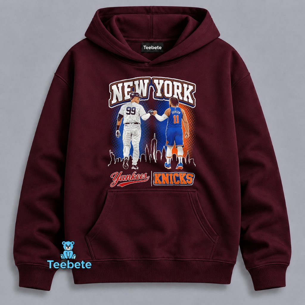 New York Yankees Knicks City Pride Sports Mashup Hoodie New York Yankees Knicks City Pride Sports Mashup Hoodie