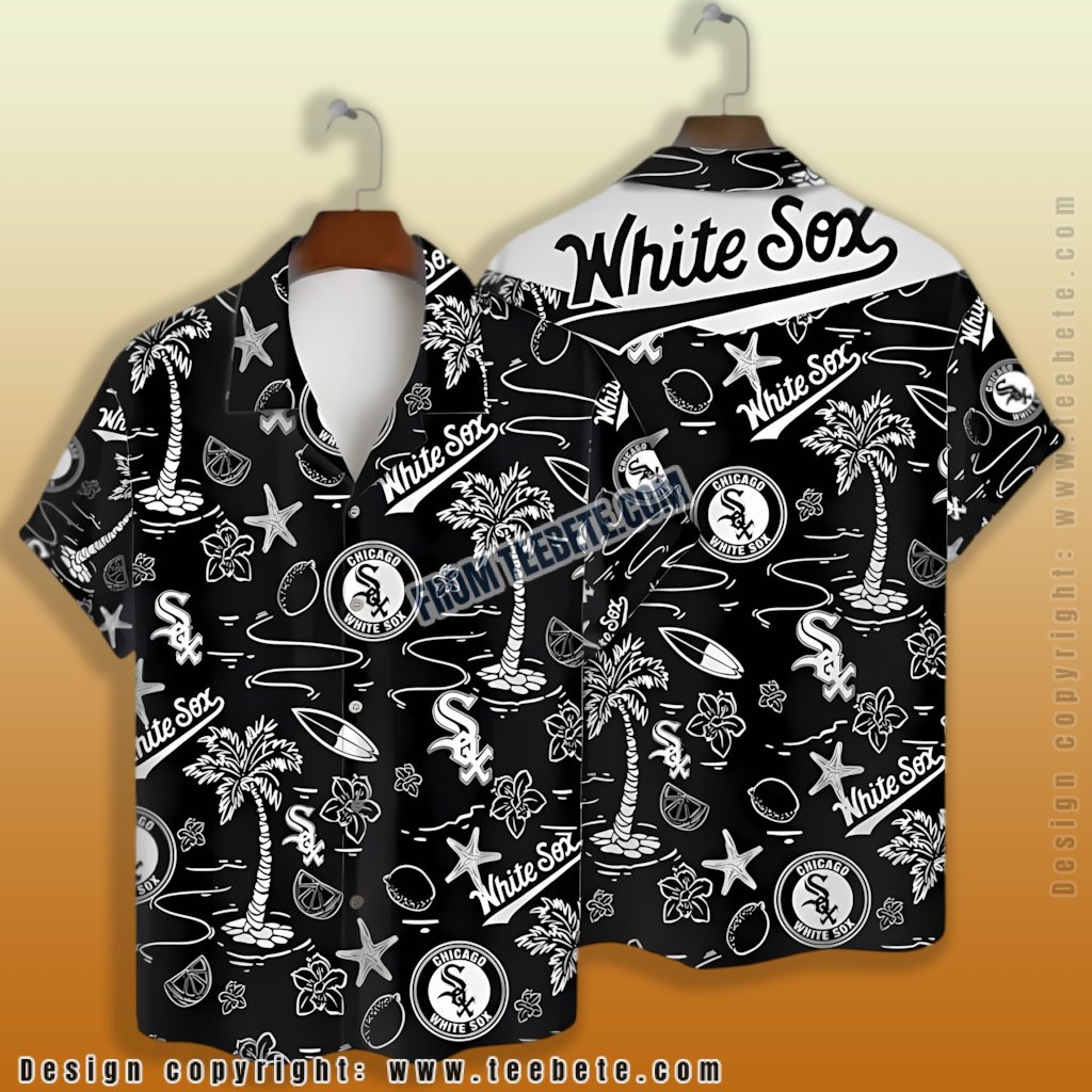 Palm Starfish Chicago White Sox Aloha Shirt