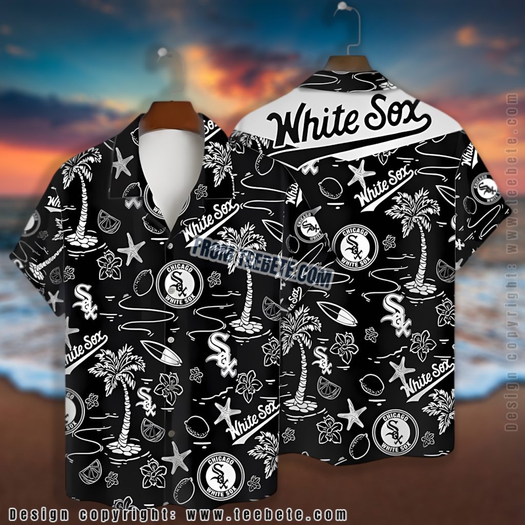 Palm Starfish Chicago White Sox Aloha Shirt Version 2 Palm Starfish Chicago White Sox Aloha Shirt Version 2