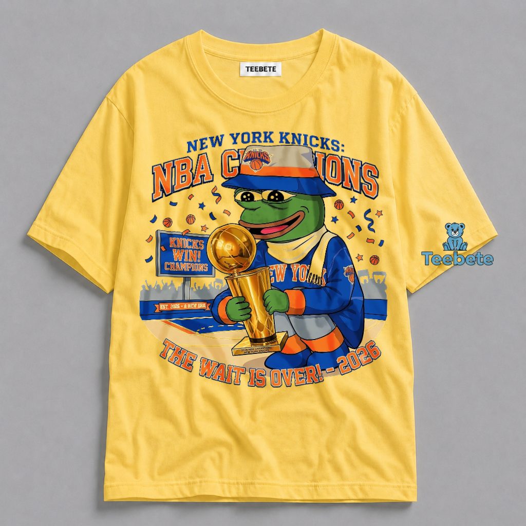 Pepe The Frog NY Knicks NBA Champions 2026 Shirt
