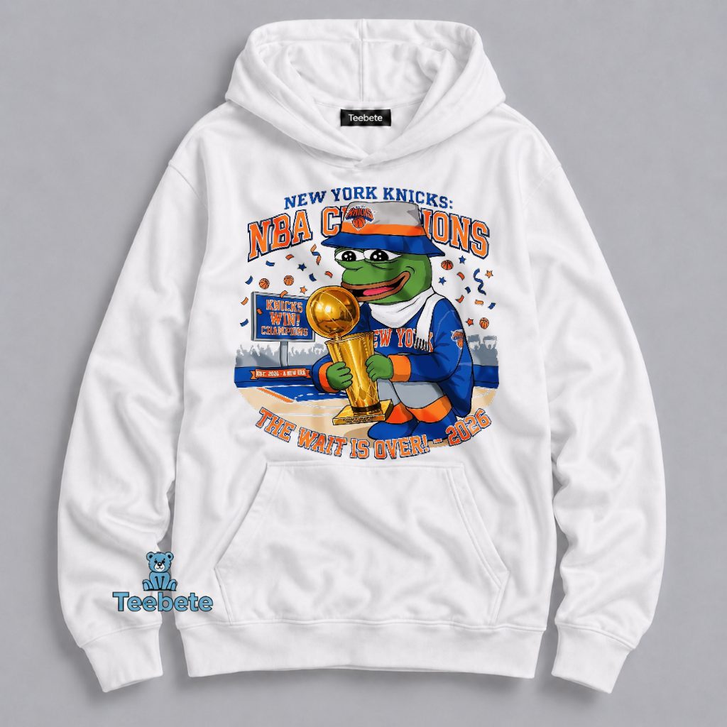 Pepe The Frog NY Knicks NBA Champions 2026 Hoodie Pepe The Frog NY Knicks NBA Champions 2026 Hoodie