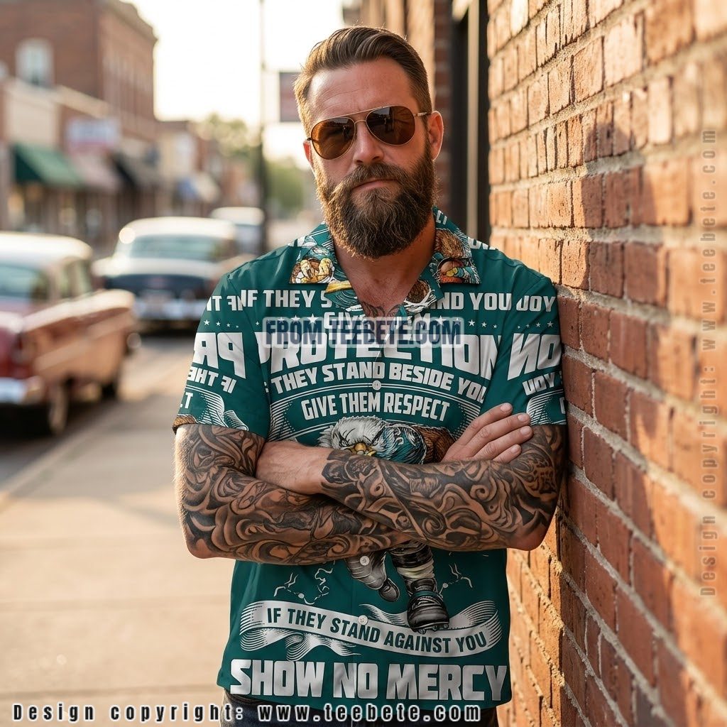 Philadelphia Eagles Mascot Quote Hawaiian Shirt
