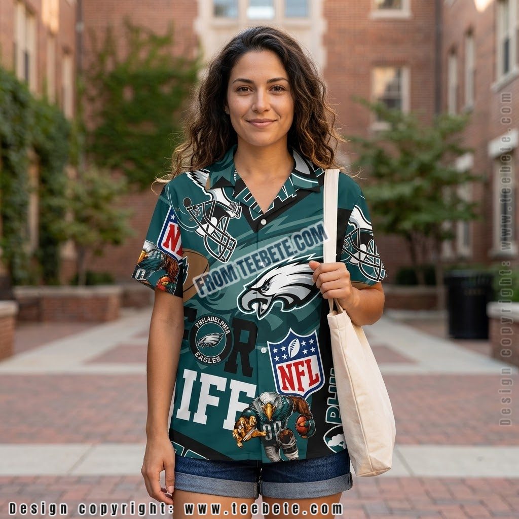 Philadelphia Eagles NFL For Life Hawaiian Shirt