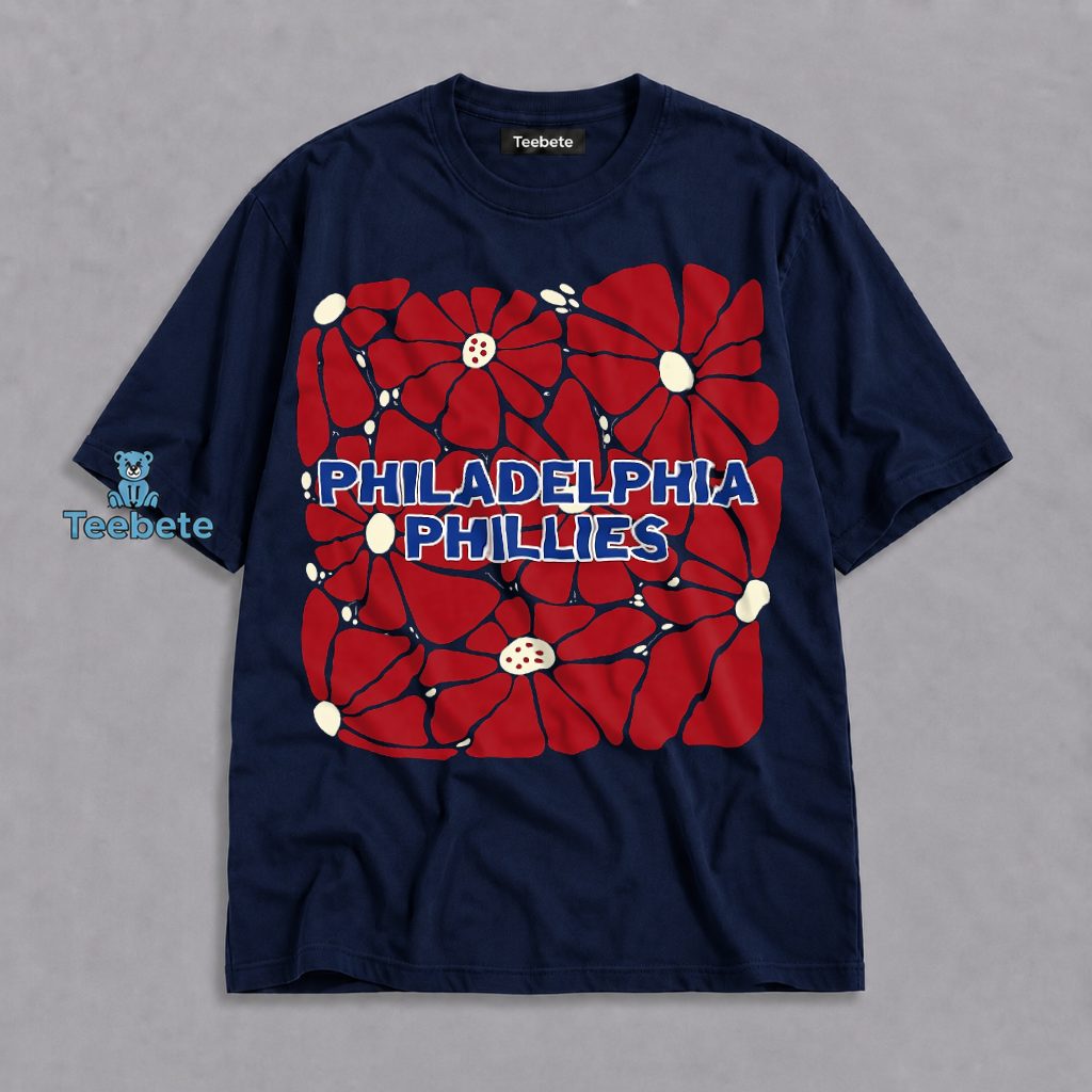 Phillies Floral Mosaic Boho Women Comfort Shirt