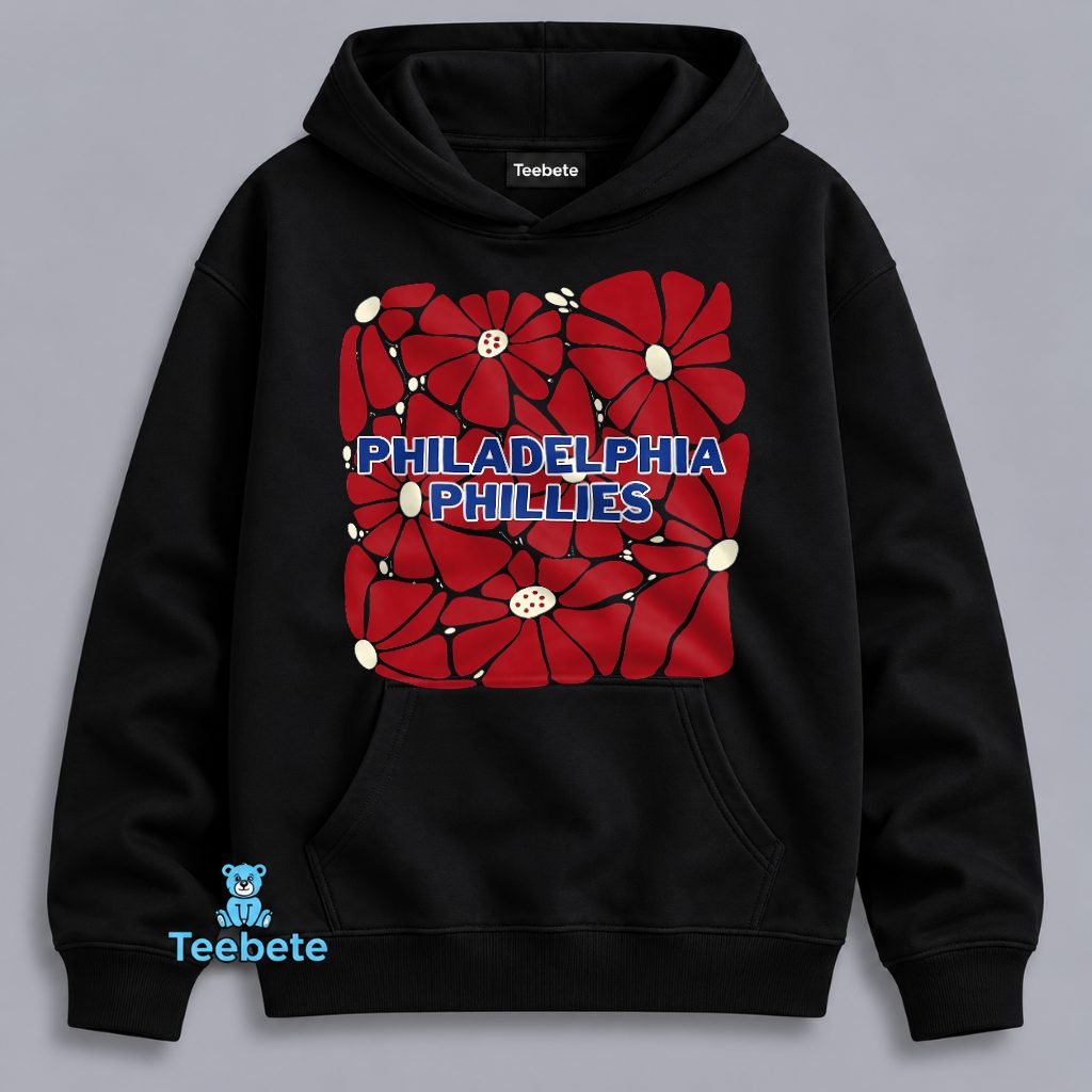 Phillies Floral Mosaic Boho Women Comfort Hoodie Phillies Floral Mosaic Boho Women Comfort Hoodie