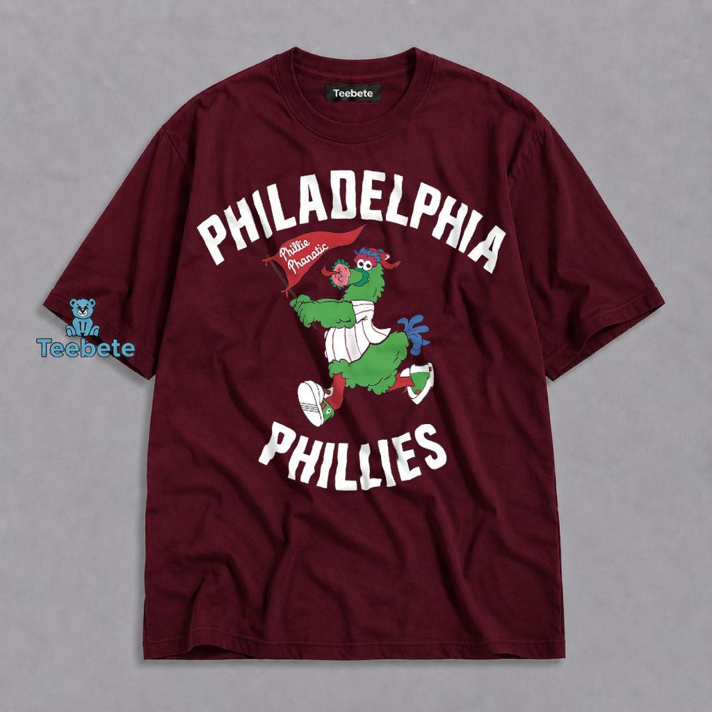 Phillies Phanatic Mascot Running Flag Comfort Shirt