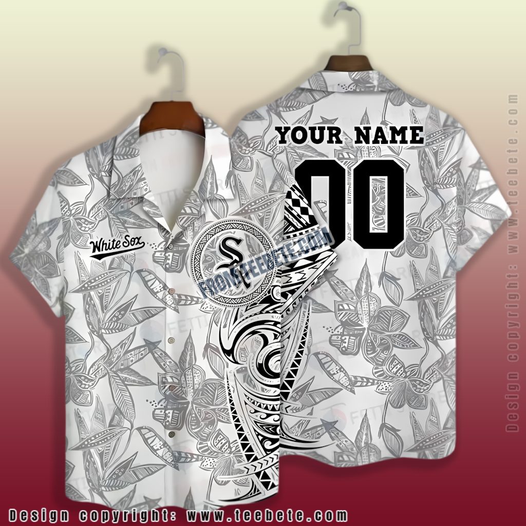 Polynesian Tribal Chicago White Sox Hawaiian Shirt
