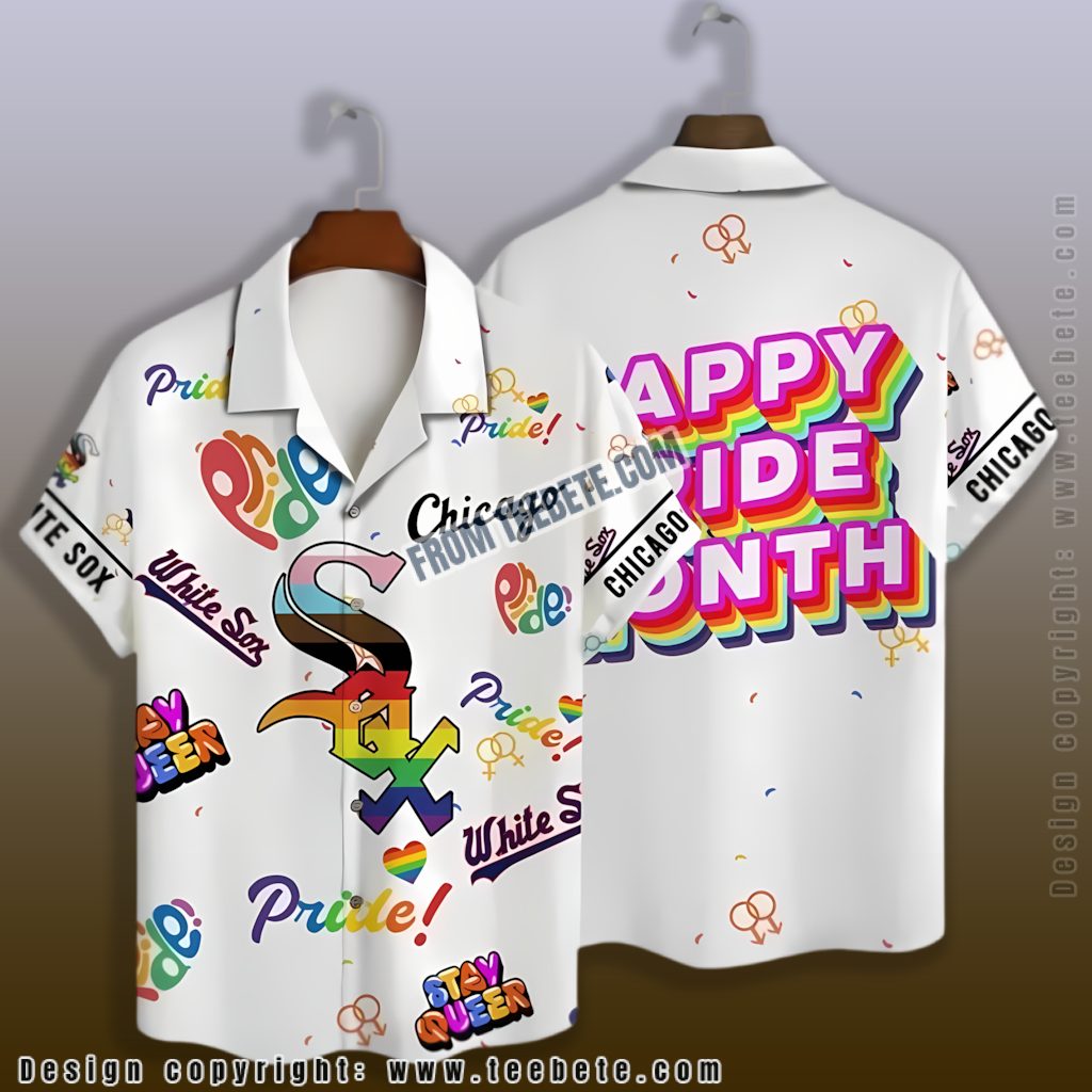 Pride Rainbow Chicago White Sox Hawaiian Shirt