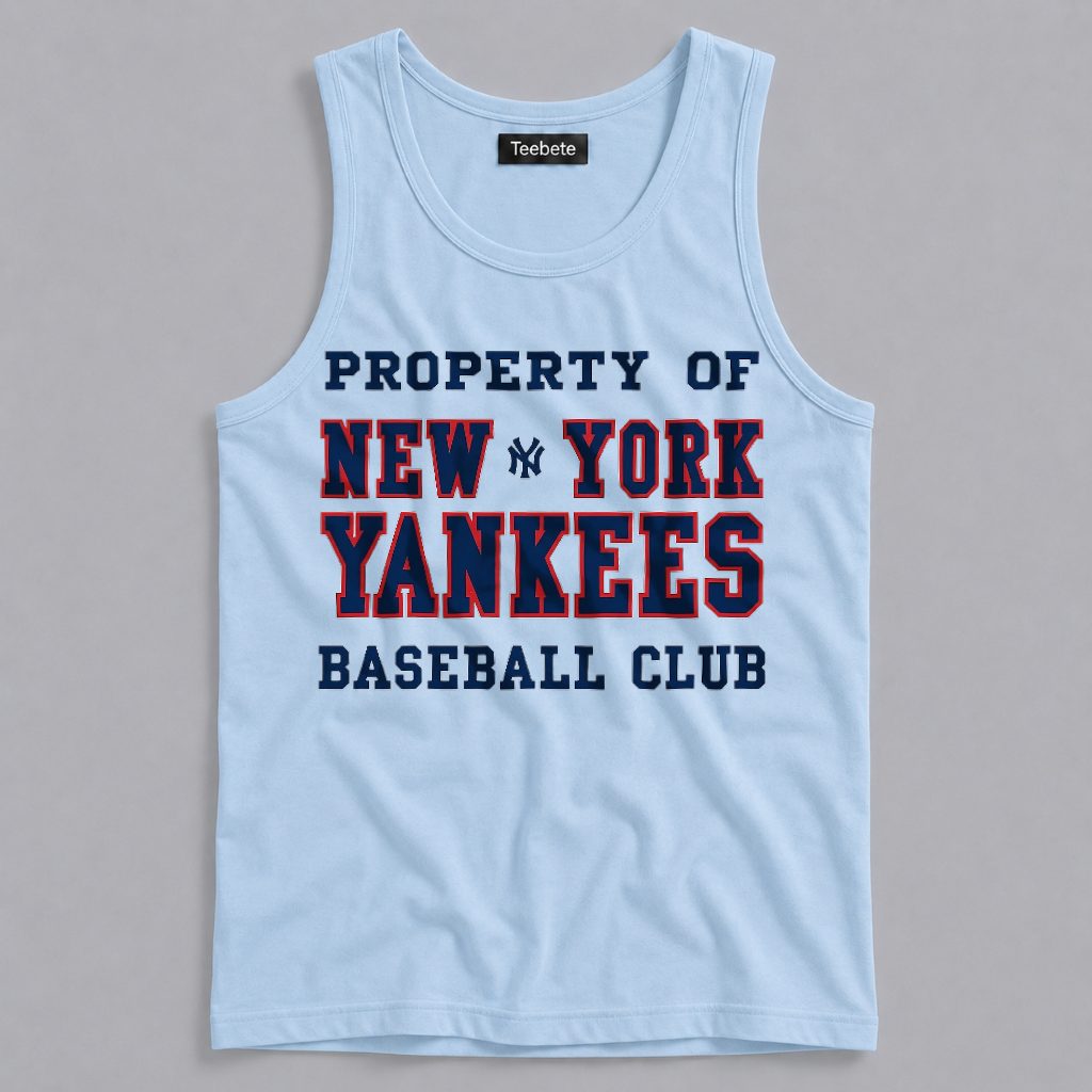 Property Of New York Yankees Baseball Club Tanktop Property Of New York Yankees Baseball Club Tanktop