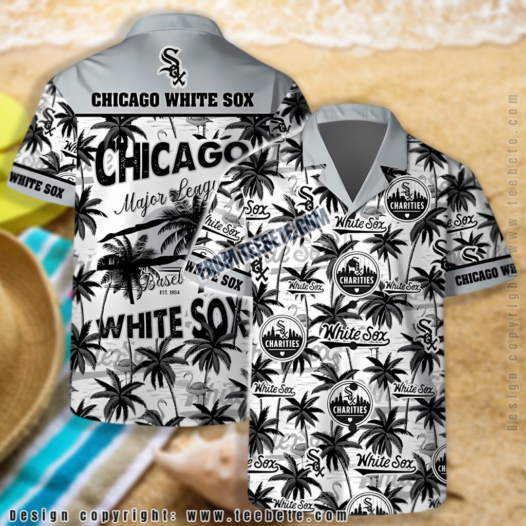 Retro Palm Chicago White Sox Hawaiian Shirt Version 2 Retro Palm Chicago White Sox Hawaiian Shirt Version 2