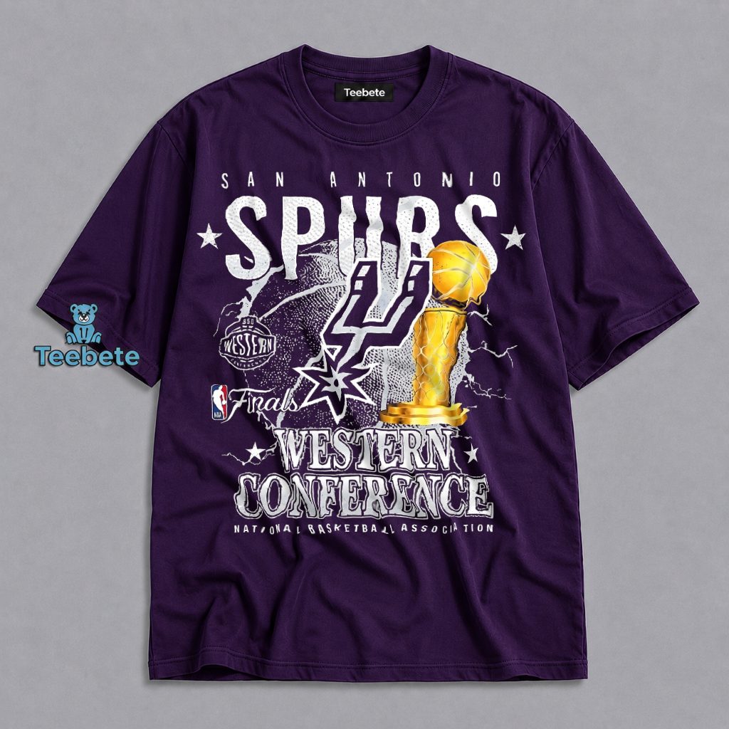 San Antonio Spurs Western Conference Finals NBA Championship Trophy Shirt