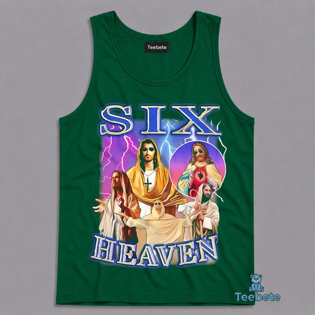 Six Heaven Jesus Christ Religious Bootleg Vintage Tanktop Six Heaven Jesus Christ Religious Bootleg Vintage Tanktop