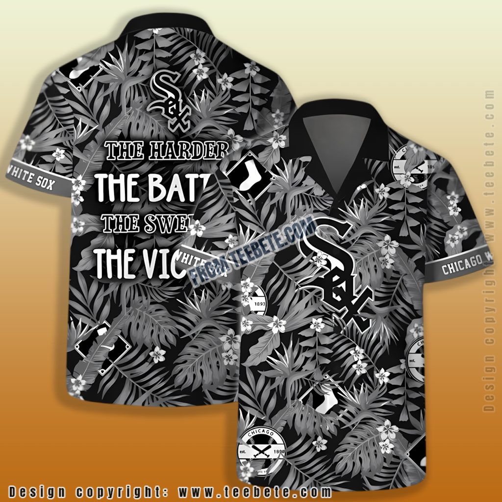 Slogan Chicago White Sox Tropical Shirt