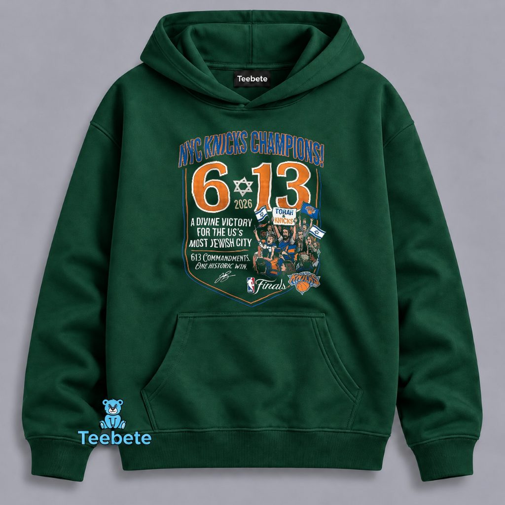 The 613 Miracle New York Knicks 2026 NBA Champions Jewish City Hoodie The 613 Miracle New York Knicks 2026 NBA Champions Jewish City Hoodie