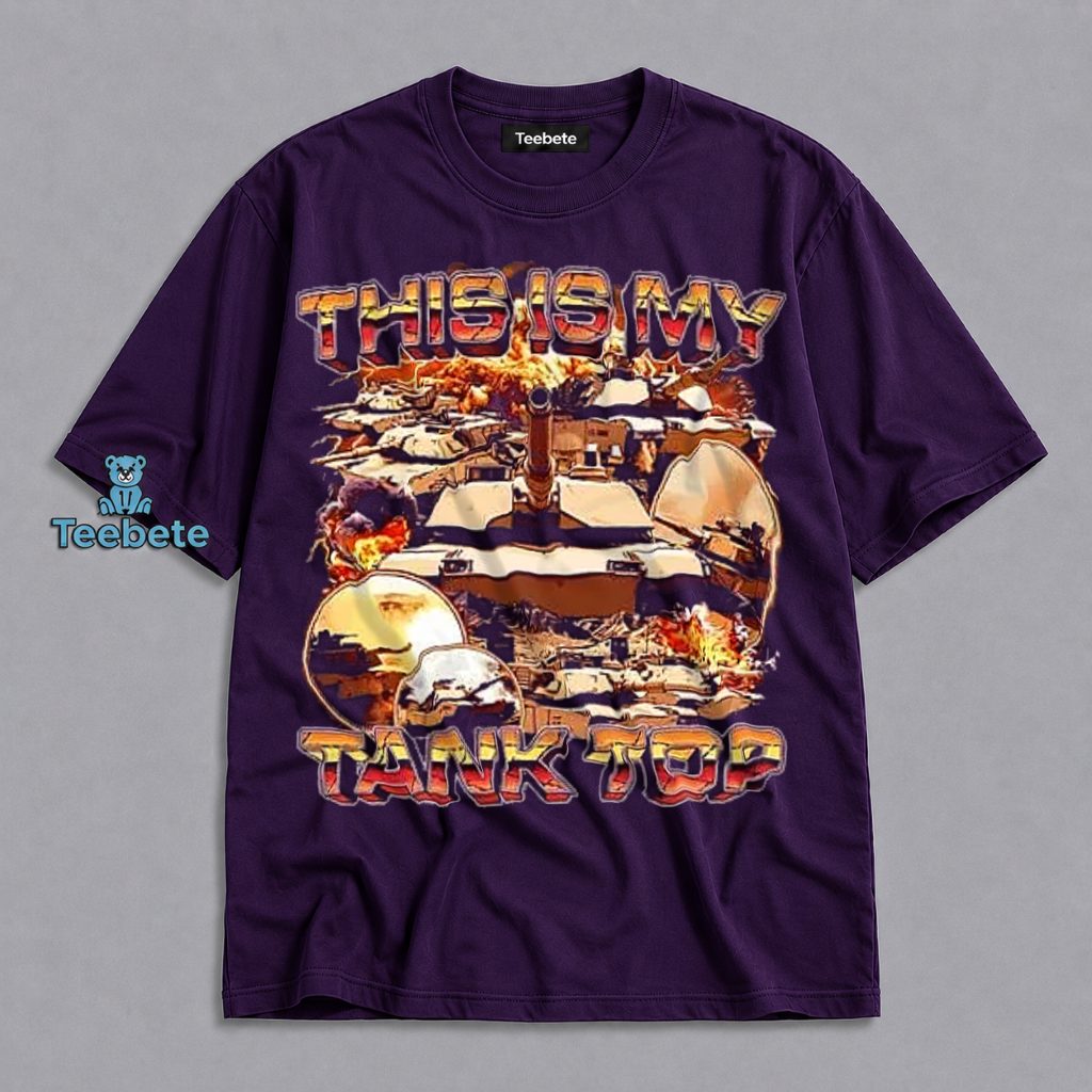 This Is My Tank Top Military Battle War Funny Shirt
