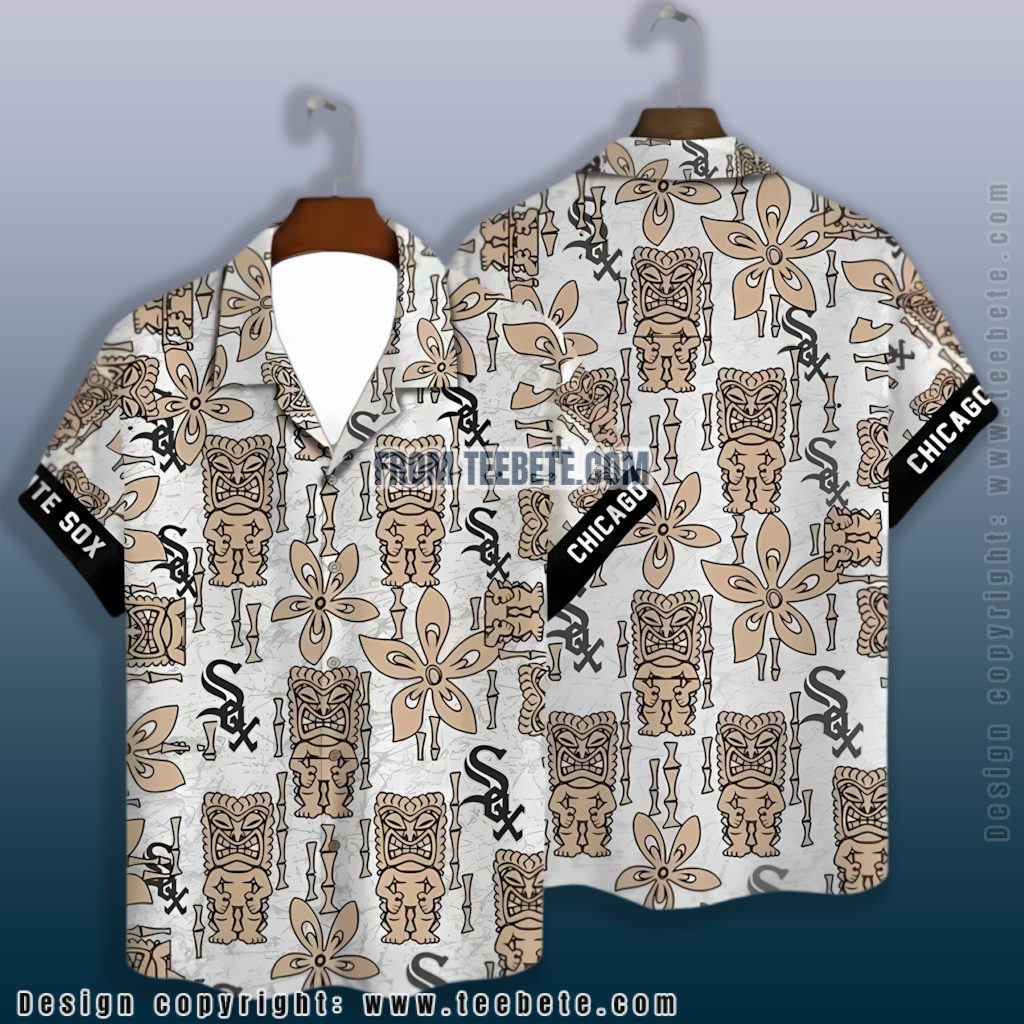 Tiki Mask Chicago White Sox Aloha Shirt