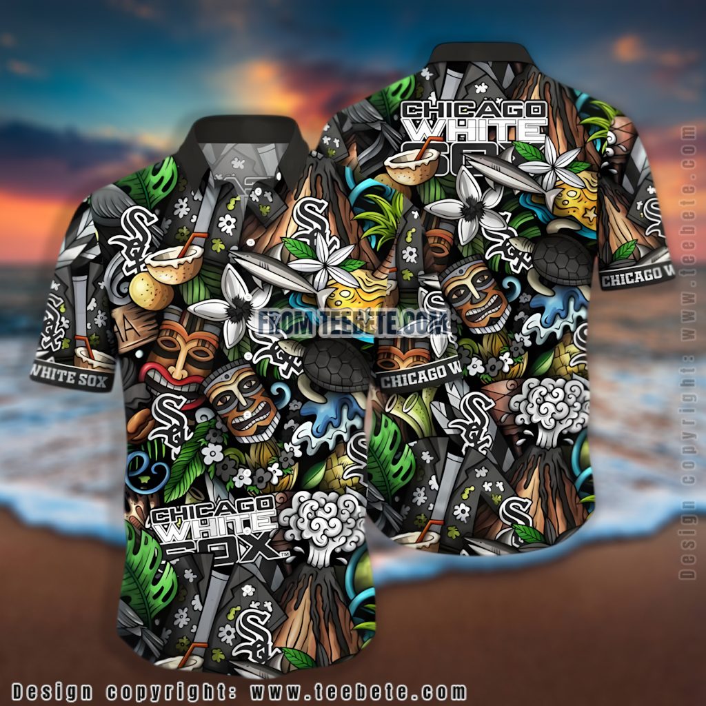 Tiki Volcano Chicago White Sox Hawaiian Shirt Version 2 Tiki Volcano Chicago White Sox Hawaiian Shirt Version 2