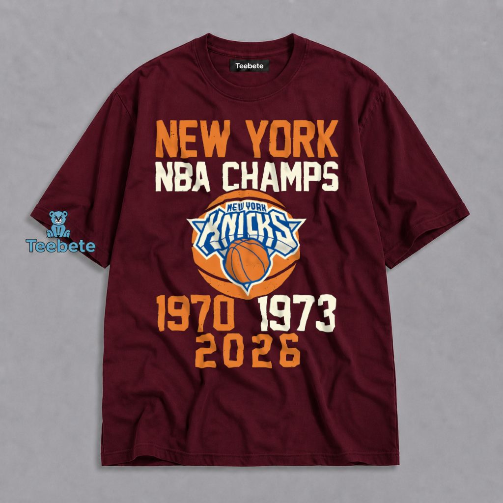 Vintage New York Knicks NBA Champions 1970 1973 2026 Shirt