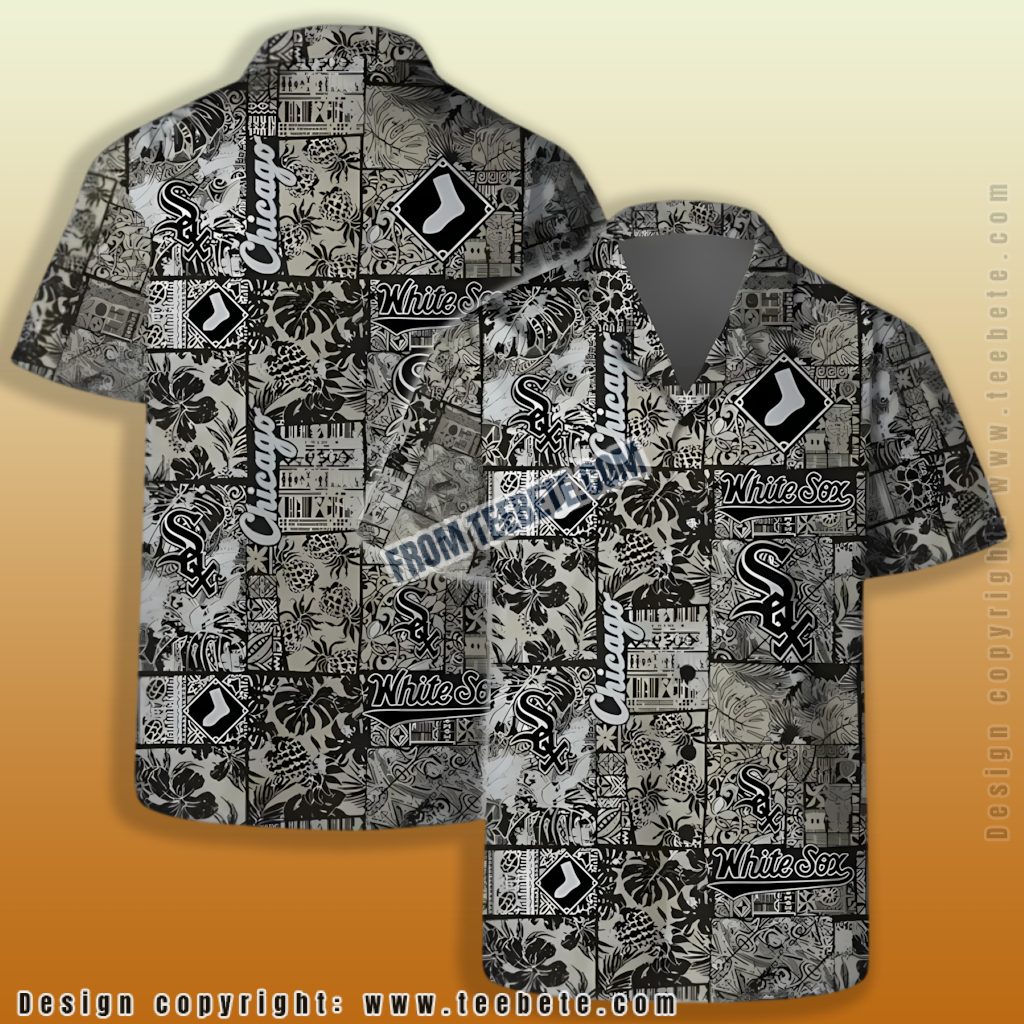 Vintage Patchwork Chicago White Sox Hawaiian Shirt