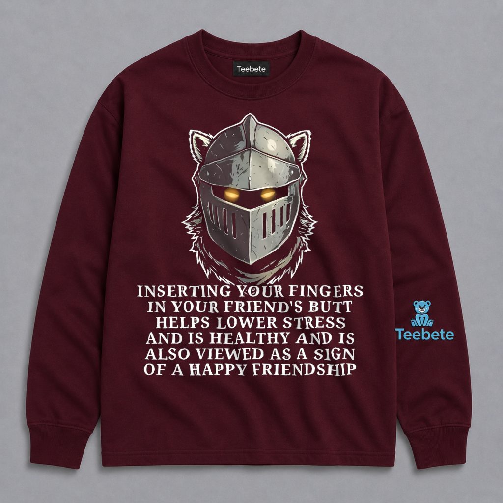 Wolf Knight Poking Friends In The Butt For Stress Relief Friendship Long Sleeve Wolf Knight Poking Friends In The Butt For Stress Relief Friendship Long Sleeve