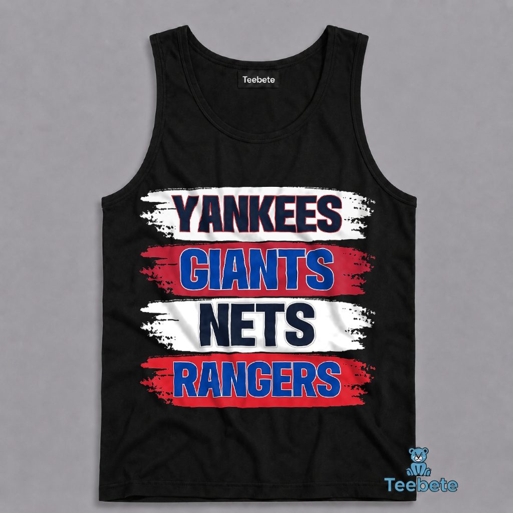Yankees Giants Nets Rangers New York Sports Fan Tanktop Yankees Giants Nets Rangers New York Sports Fan Tanktop