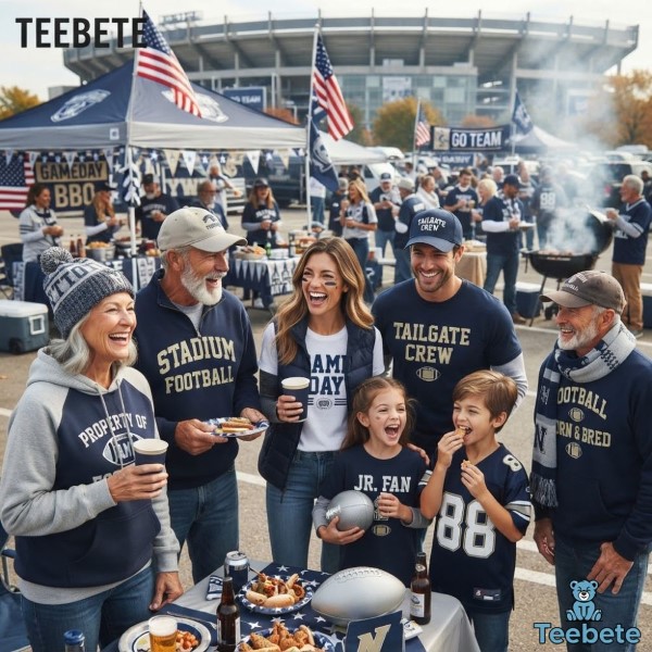 American Football Fans Wearing Timeless Inspired Apparel