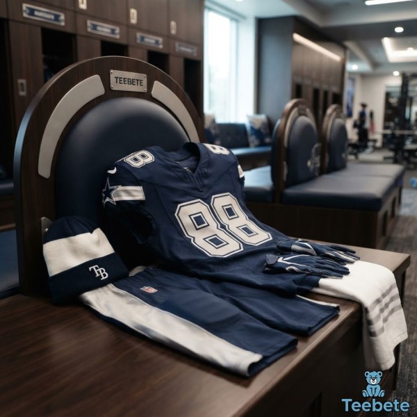 Classic Navy Silver And White Football Apparel Colors