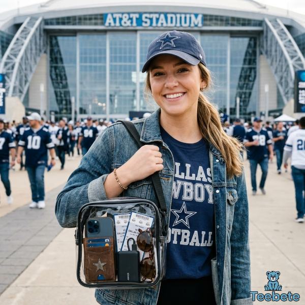 Clear Stadium Bag For Cowboys Game Day