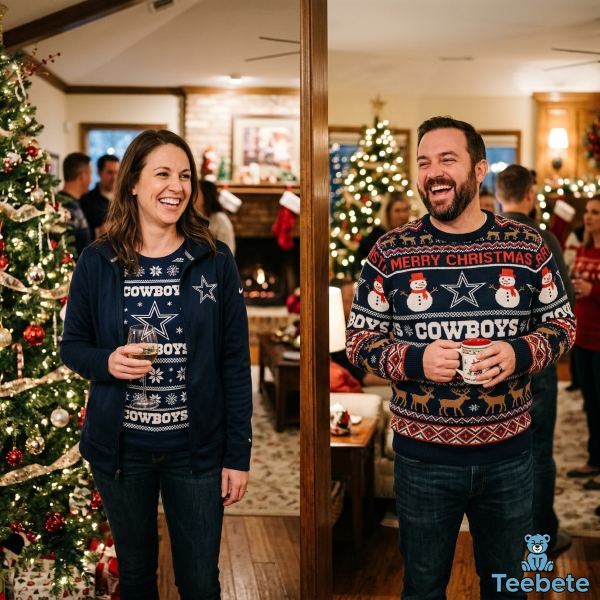 Dallas Cowboys Christmas Shirt Vs Ugly Sweater
