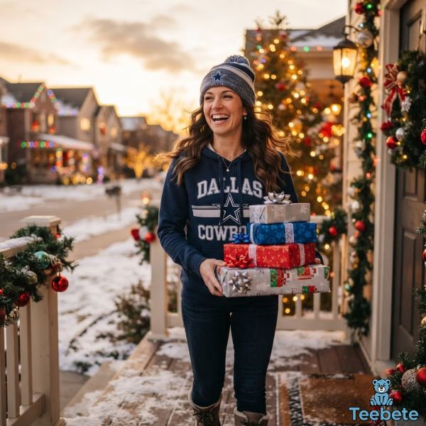 Dallas Cowboys Fan Holiday Gift Celebration