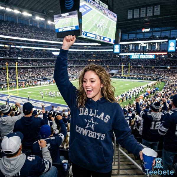 Dallas Cowboys Hoodie Game Day Stadium Experience
