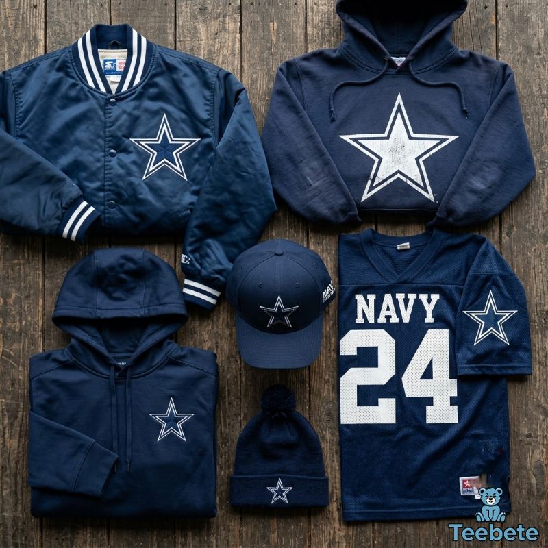 Dallas Cowboys Logo Across Apparel Generations