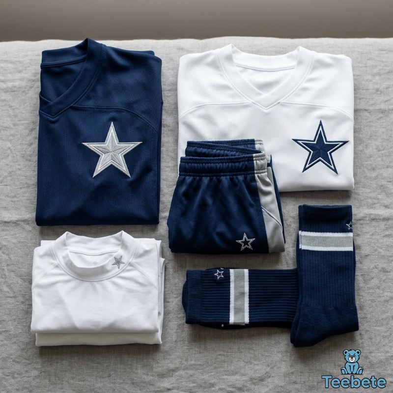 Dallas Cowboys Official Team Colors On Apparel