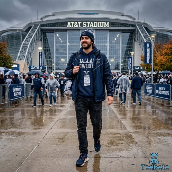 Dallas Cowboys Rainy Thanksgiving Outfit