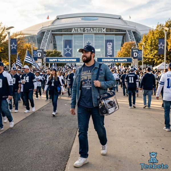 Dallas Cowboys Stadium Outfit Thanksgiving Style