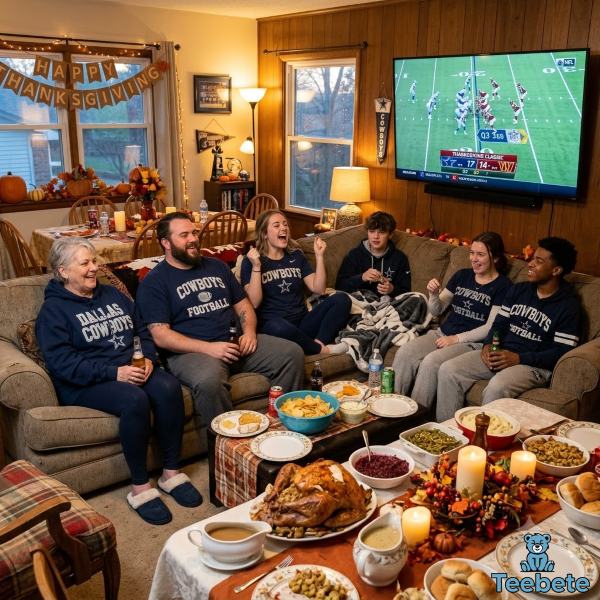 Dallas Cowboys Thanksgiving Watch Party Outfit