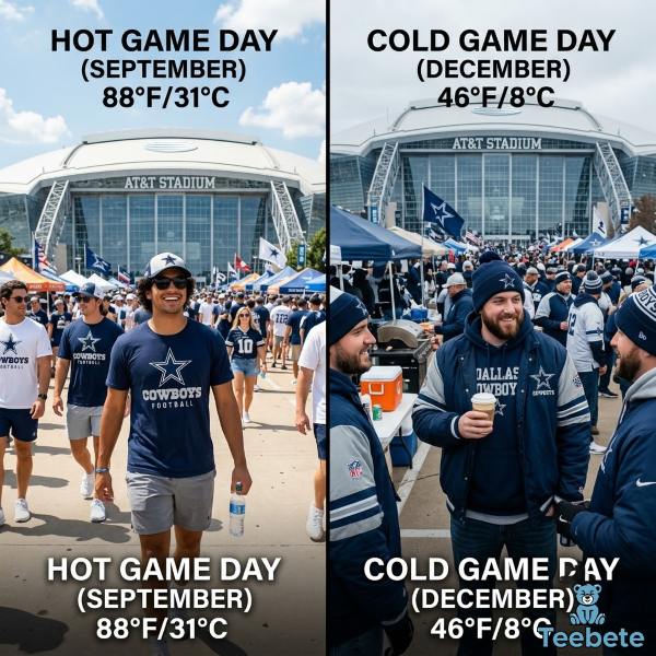 Dallas Cowboys Weather Outfit Guide