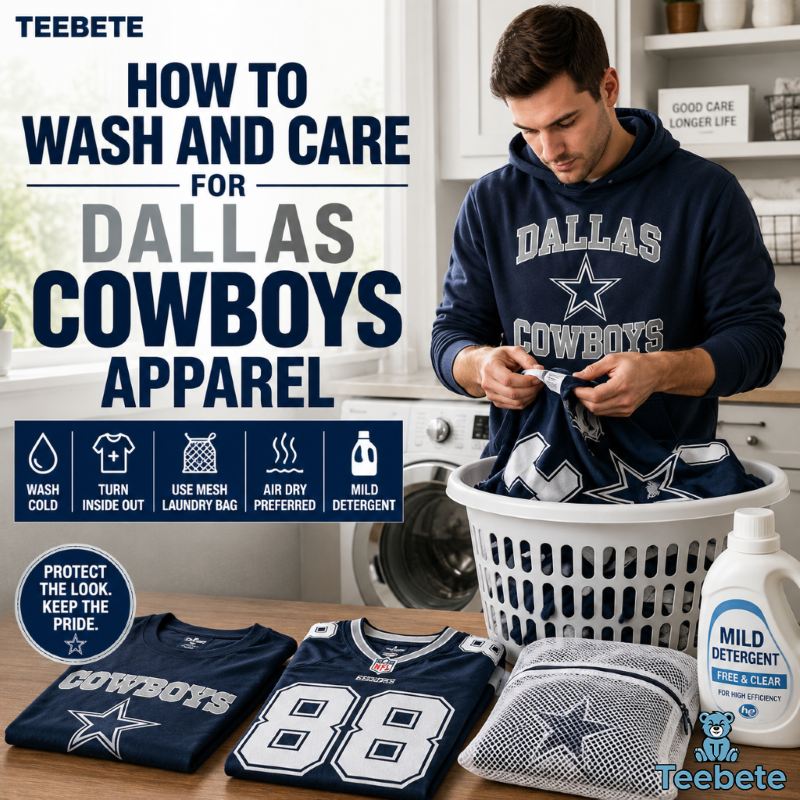 How to Wash and Care for Dallas Cowboys Apparel